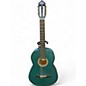 Used Valencia VC204TBU TRANS SATIN BLUE Classical Acoustic Guitar thumbnail