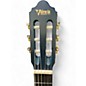 Used Valencia VC204TBU TRANS SATIN BLUE Classical Acoustic Guitar