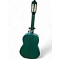 Used Valencia VC204TBU TRANS SATIN BLUE Classical Acoustic Guitar