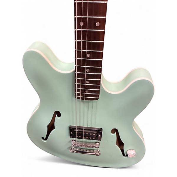 Used Fender TOM DELONGE STARCASTER SEAFOAN GREEM Hollow Body Electric Guitar