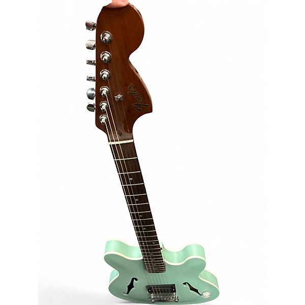 Used Fender TOM DELONGE STARCASTER SEAFOAN GREEM Hollow Body Electric Guitar