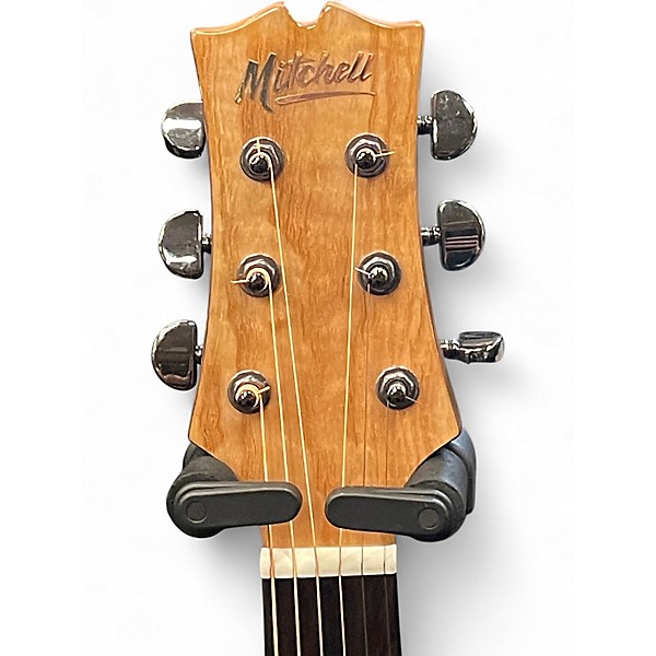Used Mitchell MX430QAB Natural Acoustic Electric Guitar