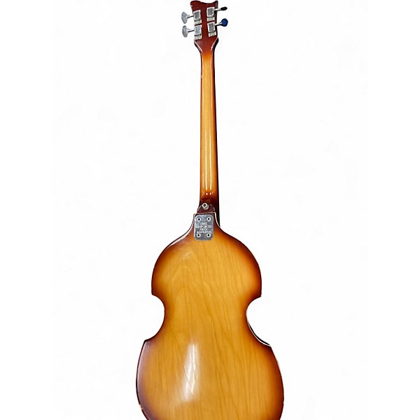 Used 1960s Apollo violin bass 2 Tone Sunburst Electric Bass Guitar
