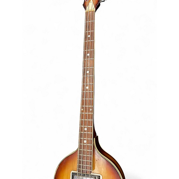 Used 1960s Apollo violin bass 2 Tone Sunburst Electric Bass Guitar