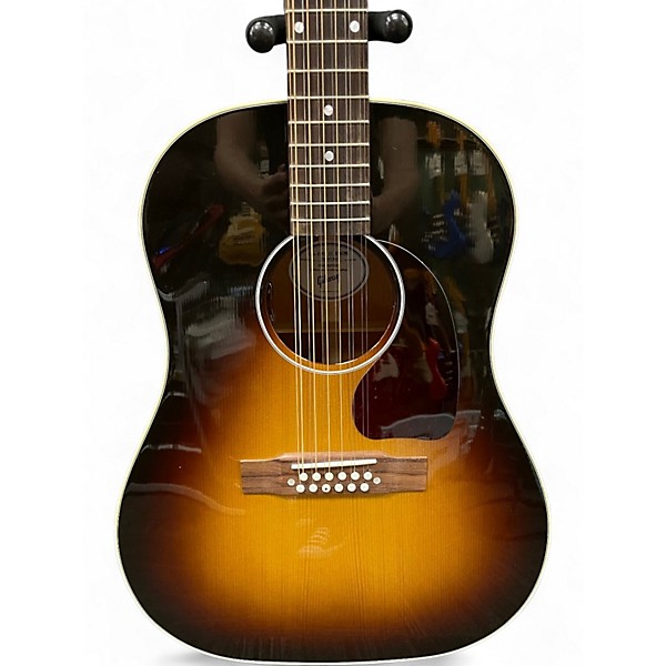 Used Gibson J-45 Tobacco Burst 12 String Acoustic Electric Guitar