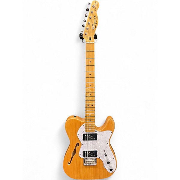 Used Squier Classic Vibe '70s Telecaster Thinline Natural Hollow Body Electric Guitar