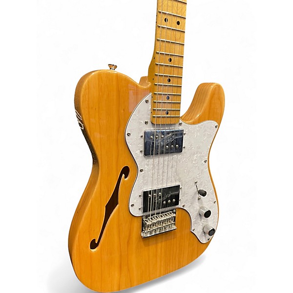 Used Squier Classic Vibe '70s Telecaster Thinline Natural Hollow Body Electric Guitar