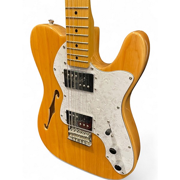 Used Squier Classic Vibe '70s Telecaster Thinline Natural Hollow Body Electric Guitar