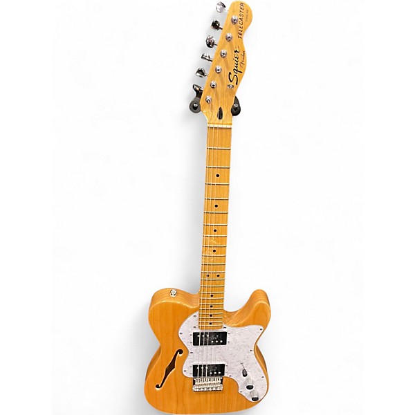 Used Squier Classic Vibe '70s Telecaster Thinline Natural Hollow Body Electric Guitar