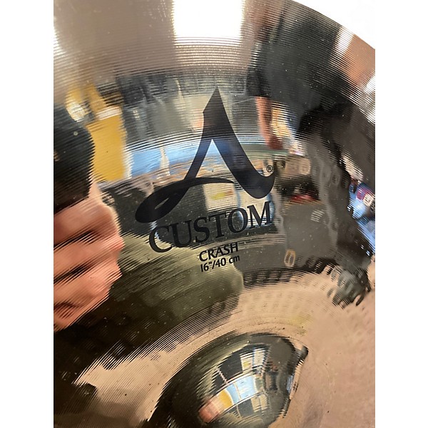Used Zildjian 16in A Custom Crash Cymbal