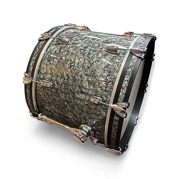 Used Ludwig 3 Piece Classic Maple Black Pearl Drum Kit