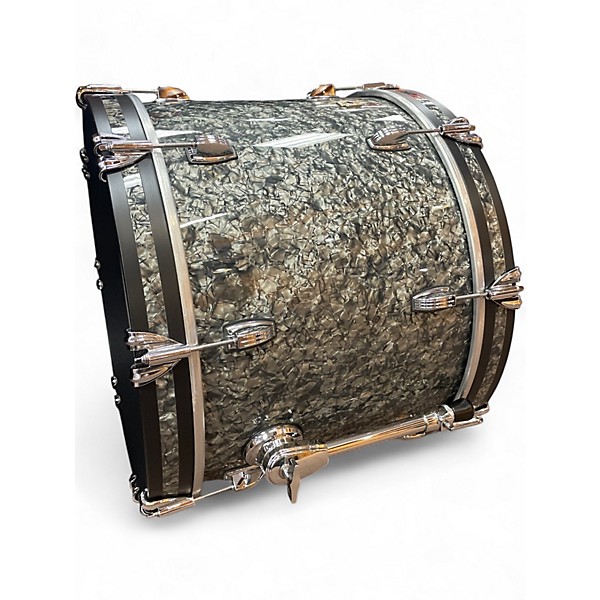 Used Ludwig 3 Piece Classic Maple Black Pearl Drum Kit