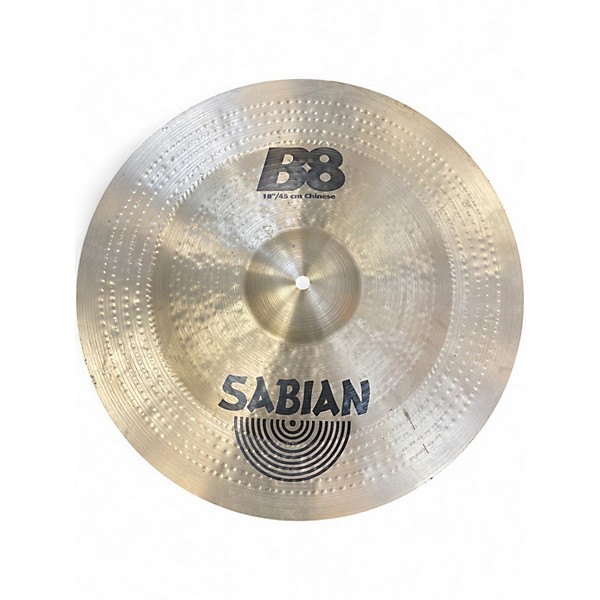 Used SABIAN 18in B8 Chinese Cymbal