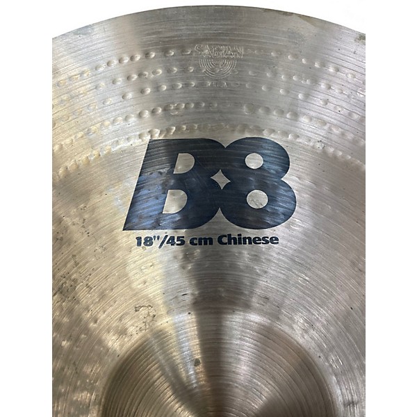 Used SABIAN 18in B8 Chinese Cymbal
