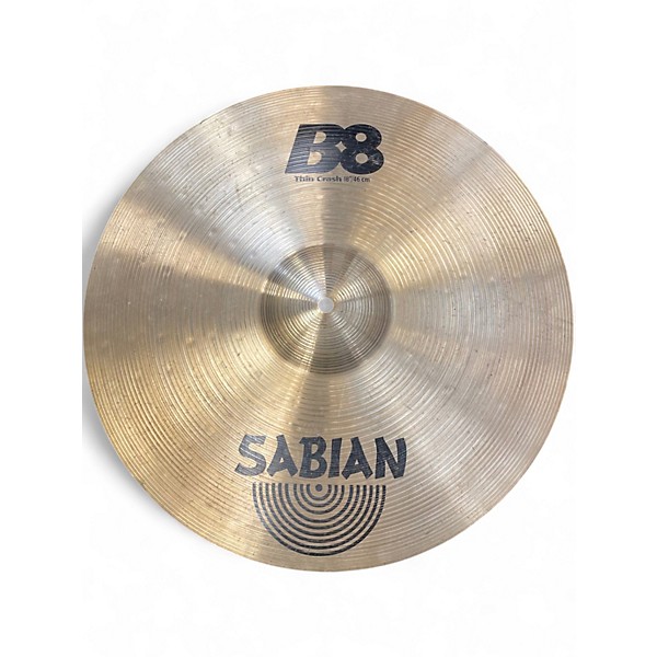 Used SABIAN 18in B8 Thin Crash Cymbal