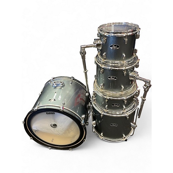 Used Pearl 5 Piece ROADSHOW GREY Drum Kit
