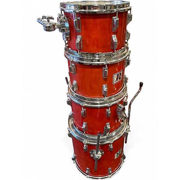Used Rogers 5 Piece LONDONER V MOJAVE RED Drum Kit