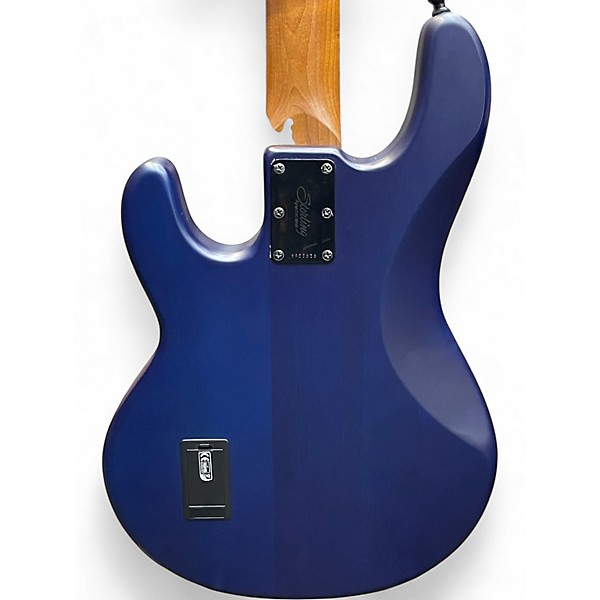 Used Sterling by Music Man Ray34 Neptune Blue Electric Bass Guitar