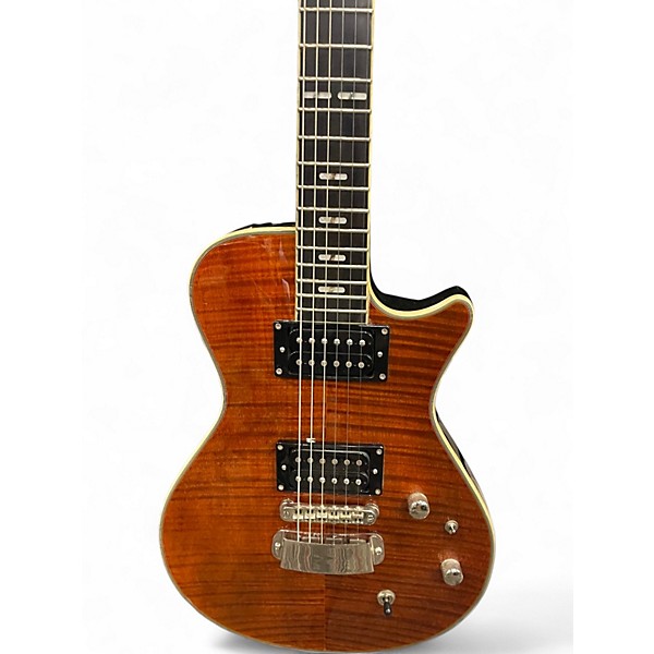 Used Hagstrom Ultra Swede Brown Solid Body Electric Guitar
