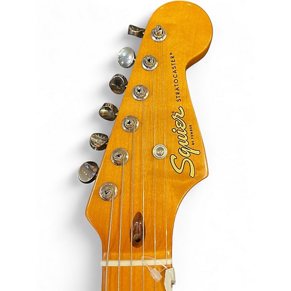 Used Squier Classic Vibe 1950S Stratocaster 2 Tone Sunburst Solid Body Electric Guitar