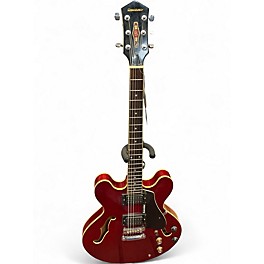 Used Discovery DOUBLE CUTAWAY HOLLOWBODY Red Hollow Body Electric Guitar