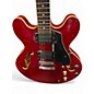 Used Discovery DOUBLE CUTAWAY HOLLOWBODY Red Hollow Body Electric Guitar