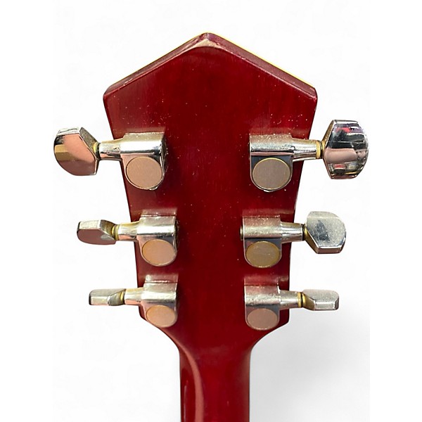 Used Discovery DOUBLE CUTAWAY HOLLOWBODY Red Hollow Body Electric Guitar