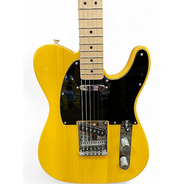 Used Squier SONIC TELECASTER Butterscotch Blonde Solid Body Electric Guitar