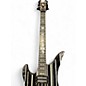 Used Schecter Guitar Research Synyster Gates Signature Custom Black and White Solid Body Electric Guitar