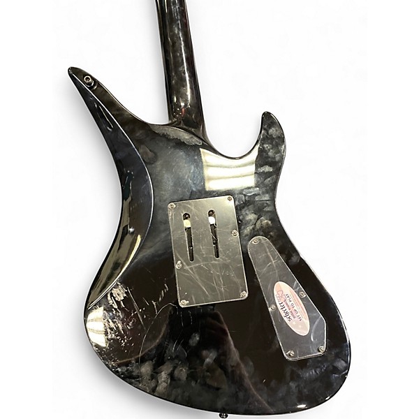 Used Schecter Guitar Research Synyster Gates Signature Custom Black and White Solid Body Electric Guitar