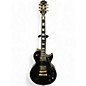 Used Epiphone Les Paul Custom Pro Black and Gold Solid Body Electric Guitar thumbnail