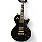 Used Epiphone Les Paul Custom Pro Black and Gold Solid Body Electric Guitar