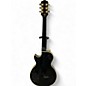 Used Epiphone Les Paul Custom Pro Black and Gold Solid Body Electric Guitar