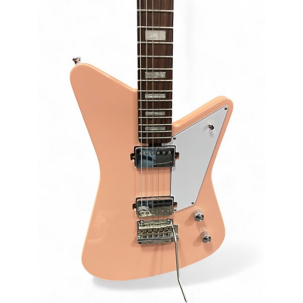 Used Sterling by Music Man mariposa Shell Pink Solid Body Electric Guitar
