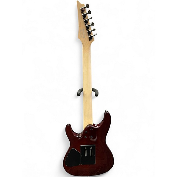 Used Ibanez S670QM 2 Tone Sunburst Solid Body Electric Guitar