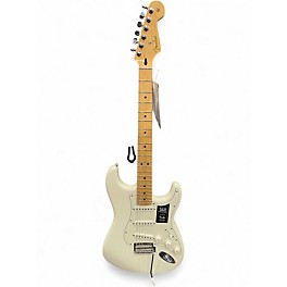 Used Fender Player Stratocaster Polar White Solid Body Electric Guitar