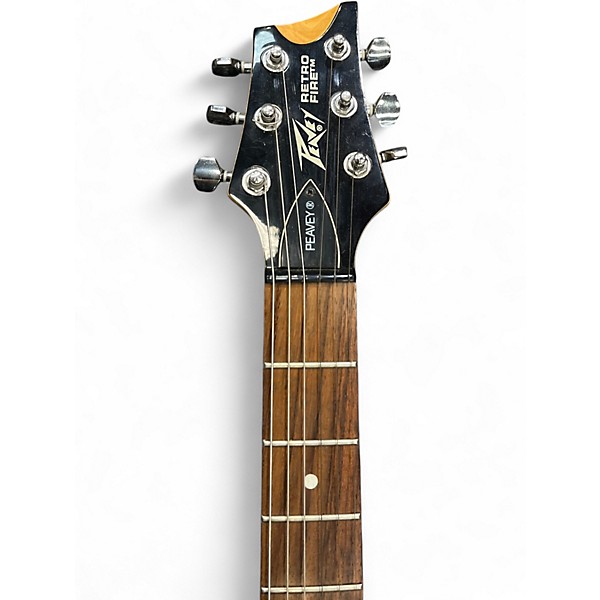 Used Peavey RETRO FIRE Black Solid Body Electric Guitar