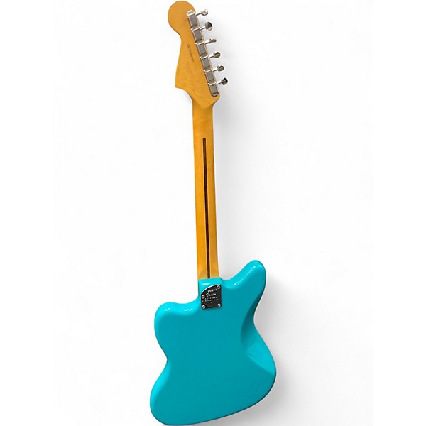 Used Fender American Professional II Jazzmaster Blue Solid Body Electric Guitar