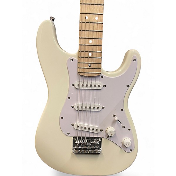 Used Squier Mini Affinity Stratocaster Antique White Electric Guitar