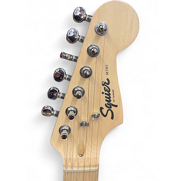 Used Squier Mini Affinity Stratocaster Antique White Electric Guitar