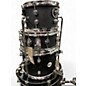 Used DW 4 Piece Design Series Mini Pro Satin Black Drum Kit