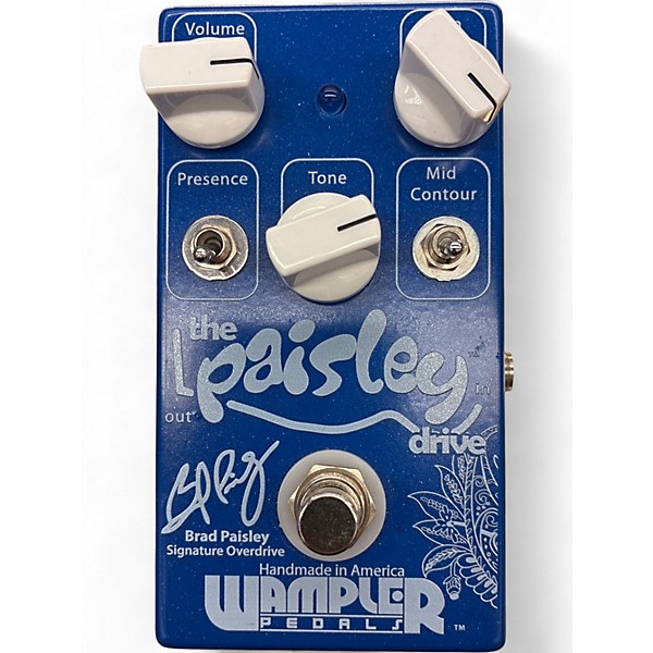 Used Wampler Brad Paisley Signature Overdrive Effect Pedal