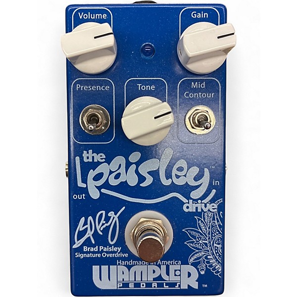 Used Wampler Brad Paisley Signature Overdrive Effect Pedal