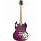 Used Epiphone SG Purple Solid Body Electric Guitar thumbnail