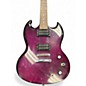 Used Epiphone SG Purple Solid Body Electric Guitar
