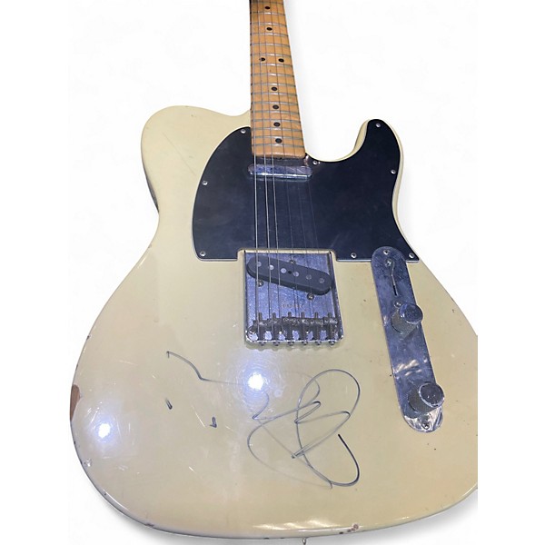 Vintage 1978 Fender TELECASTER White Solid Body Electric Guitar