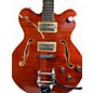 Used Gretsch Guitars G6609TDC-BBNFM Trans Orange Hollow Body Electric Guitar