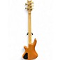 Used Schecter Guitar Research Stiletto Custom 5 String Natural Electric Bass Guitar