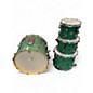 Used DW 4 Piece 4 piece workshop Emerald Green Drum Kit