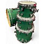 Used DW 4 Piece 4 piece workshop Emerald Green Drum Kit